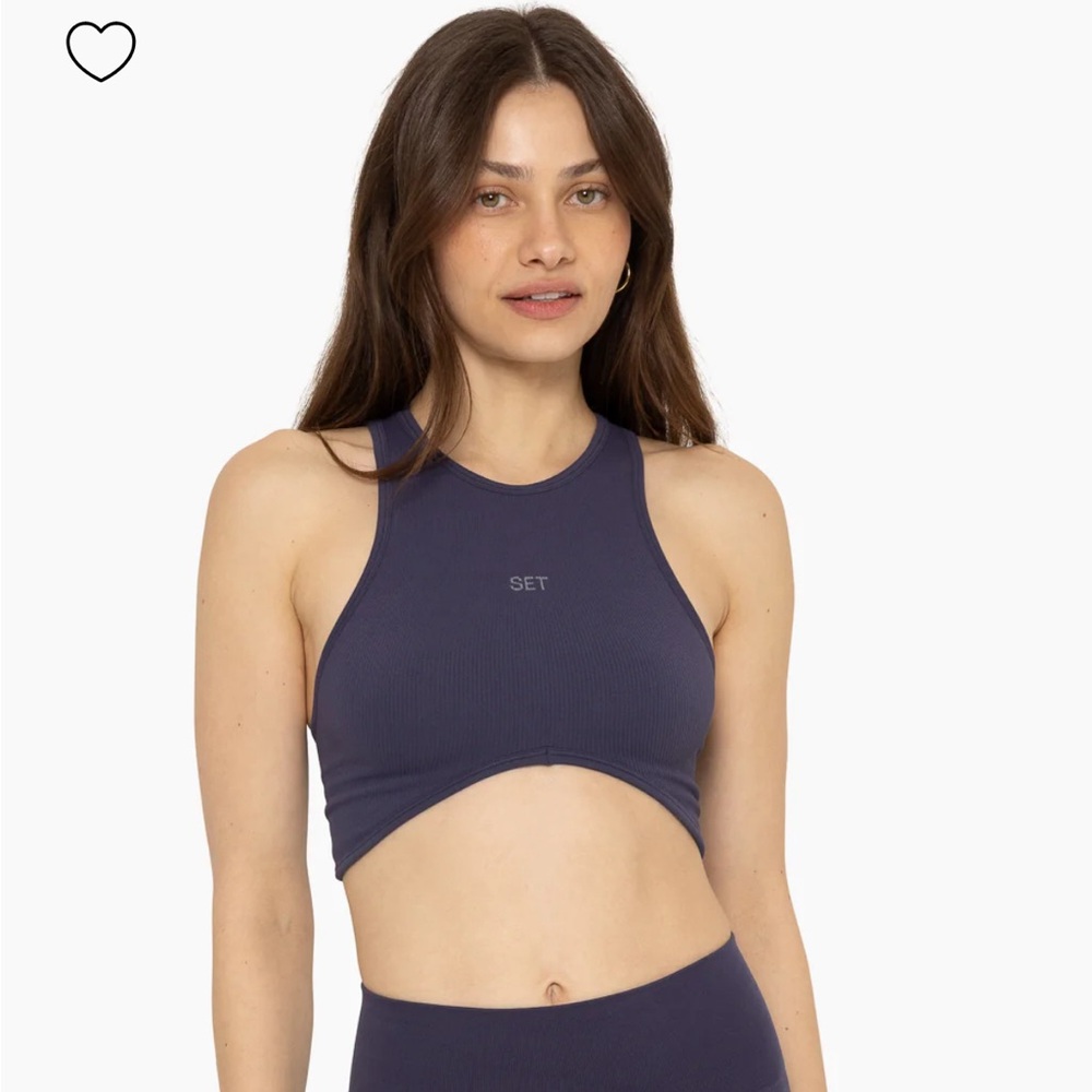 NEW SET Active SculptFlex High Neck Angle Bra